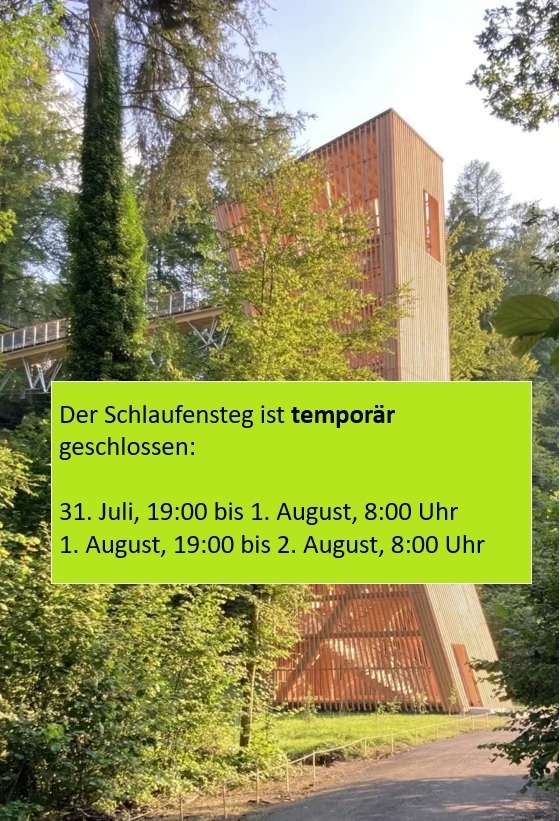 Bild Schliessung Steg 1 August